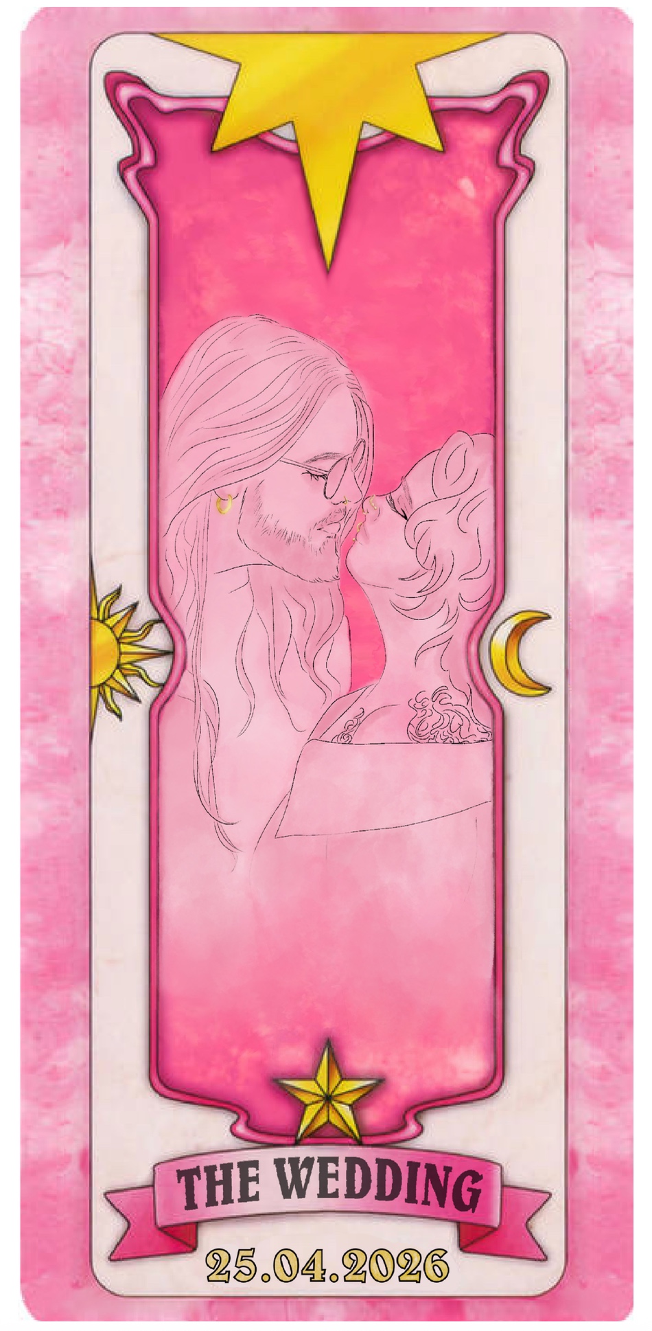 Invitació The Wedding - Estil Tarot